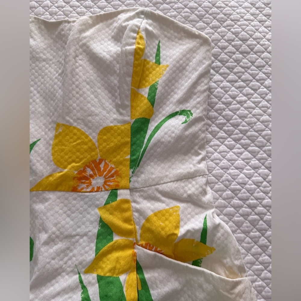 Lily Pulitzer Daffodil Strapless Dress in White Size - Picture 5 of 7